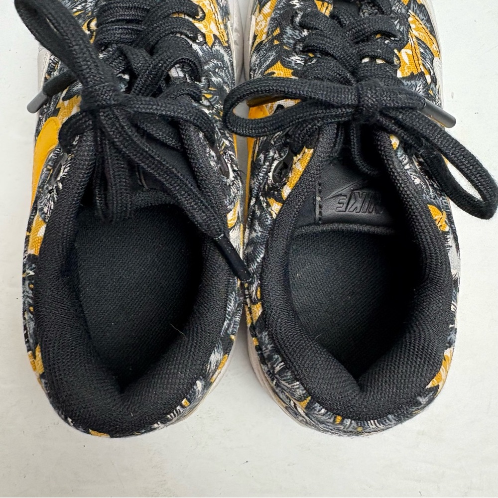 Nike Women’s AIR MAX 1 QS 'Floral' - 633737-100 Black Yellow Size 6.5 Tropical - Picture 8 of 12